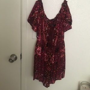 Off the shoulder romper